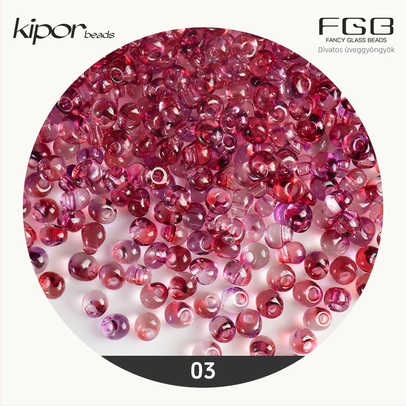 FGB több színű üveggyöngyök, 4 mm, kéttónus gradient vízcsepp formájú gyöngyök DIY ékszerekhez, átlátszó kevert gyöngyök