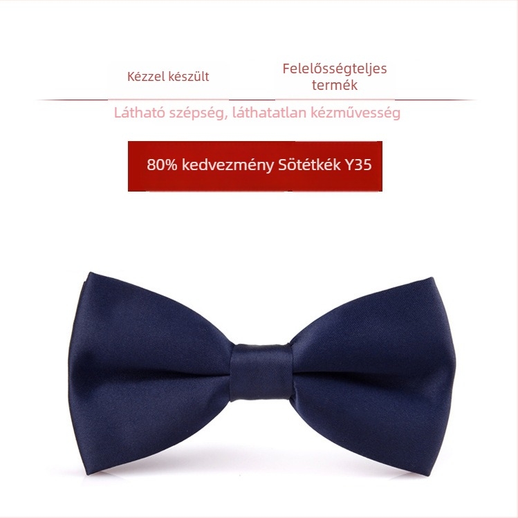 Bow tie férfiaknak – koreai stílus, sík fejű, Jacquard szövés, poliészter szál, monokróm mintázat