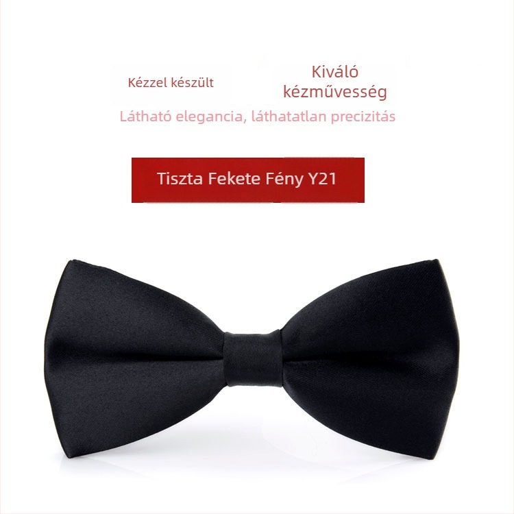 Bow tie férfiaknak – koreai stílus, sík fejű, Jacquard szövés, poliészter szál, monokróm mintázat