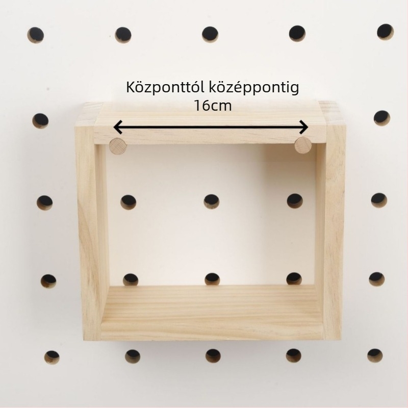 Szilárdfa lyukpanel kiegészítők, északi stílusú teherbíró akasztóval, bükkfa, Baimao márka, Linyi eredet, 2020 tavaszán debütált