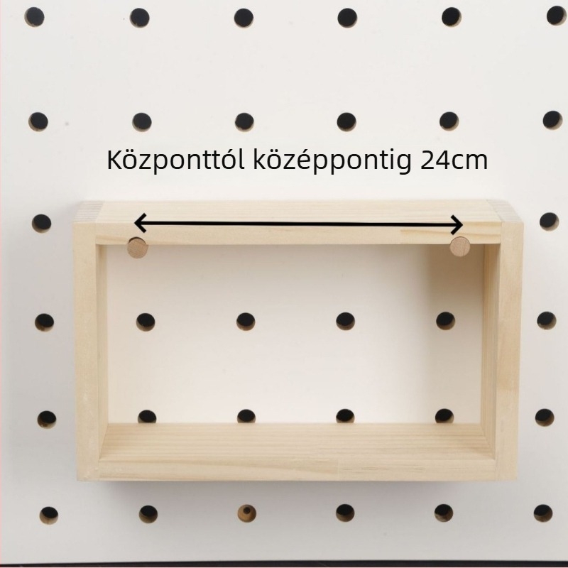 Szilárdfa lyukpanel kiegészítők, északi stílusú teherbíró akasztóval, bükkfa, Baimao márka, Linyi eredet, 2020 tavaszán debütált