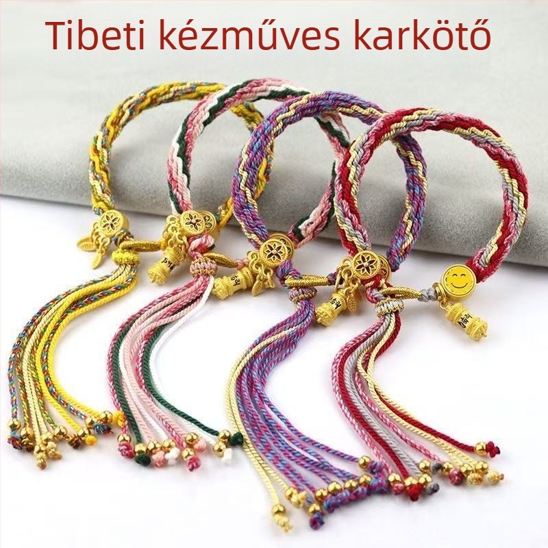 Karkötő, kézzel szövött kötél, etnikai stílus, uniszex (Anyag: kötél; Folyamat: szövés; Tavasz 2025; Márka: Dream cherish)