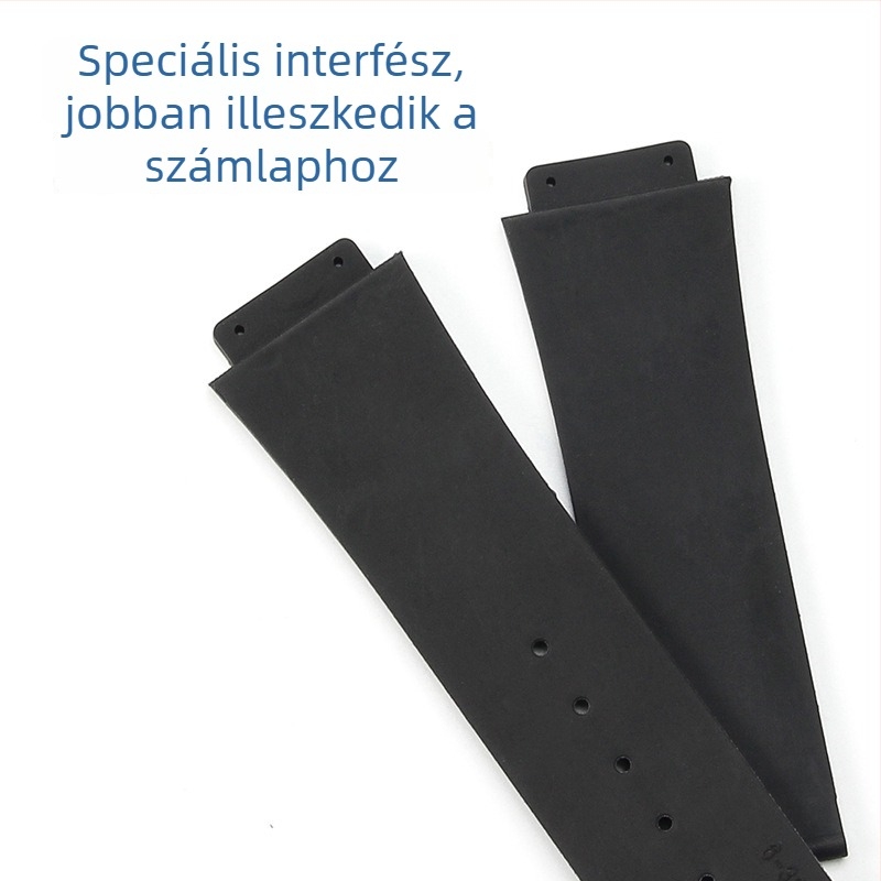 Szilikon óraszíj 24x17 mm és 26x19 mm-es tokozásokhoz, klasszikus Fusion dizájn
