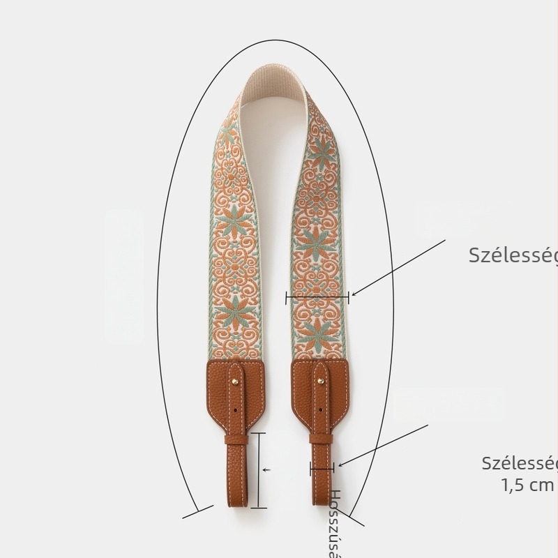 VENUS BETHE táskaráma, szövött, széles vállpánt és keresztpánt használatra