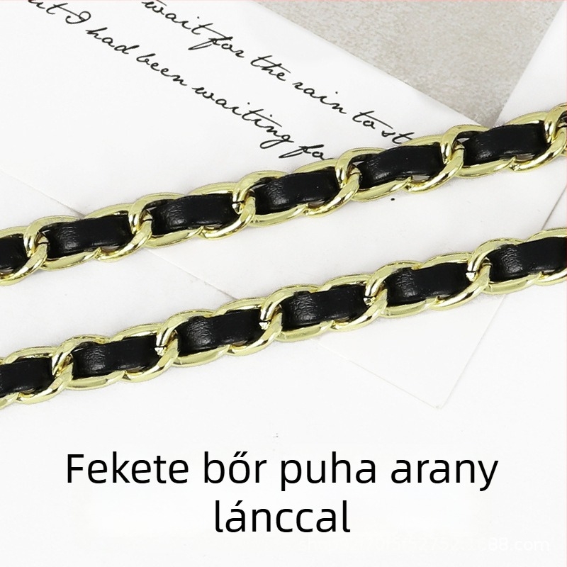 PU bőr táska láncos vállpánt, hosszabbított crossbody használathoz