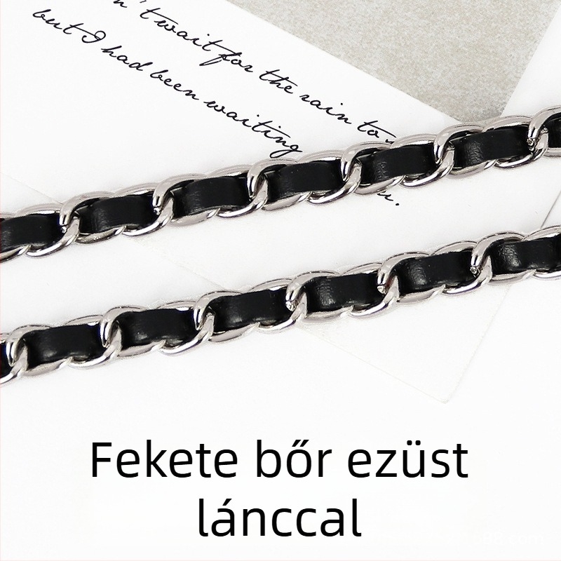 PU bőr táska láncos vállpánt, hosszabbított crossbody használathoz