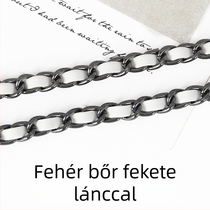 PU bőr táska láncos vállpánt, hosszabbított crossbody használathoz