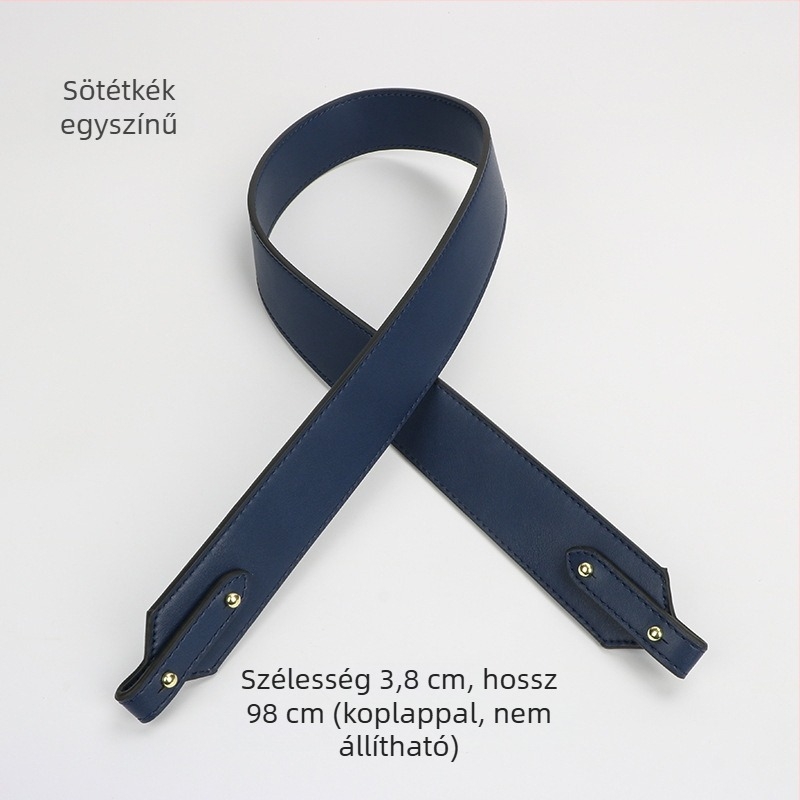 LV-kompatibilis vállpánt a Neverfull táskákhoz — valódi bőr, szemcsés textúra, egyszínű, 2022 ősz