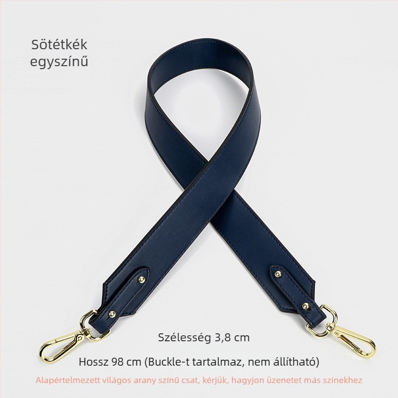 LV-kompatibilis vállpánt a Neverfull táskákhoz — valódi bőr, szemcsés textúra, egyszínű, 2022 ősz