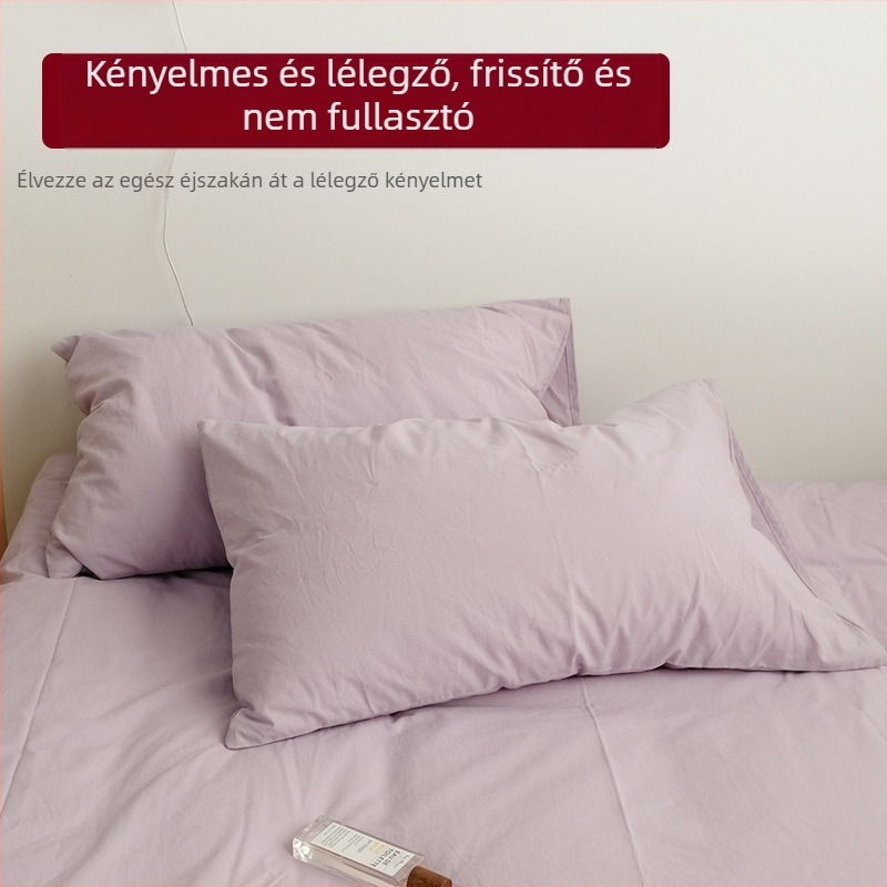Párnahuzat készlet – 100% pamut, szövés 30s, reaktív színezés, mosott anyag