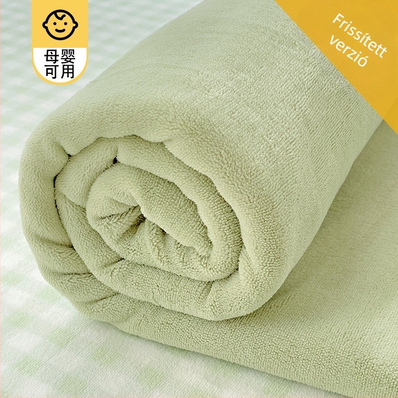 Milk Velvet ágyneműhuzat, méret 180x200-220 cm, téli vastag plüss velúr, fleece béléssel