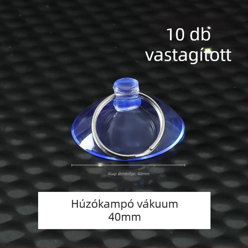 Műanyag szívókampó, egyrészes, modern minimalist design, falra szerelhető, max teherbírás 5 kg