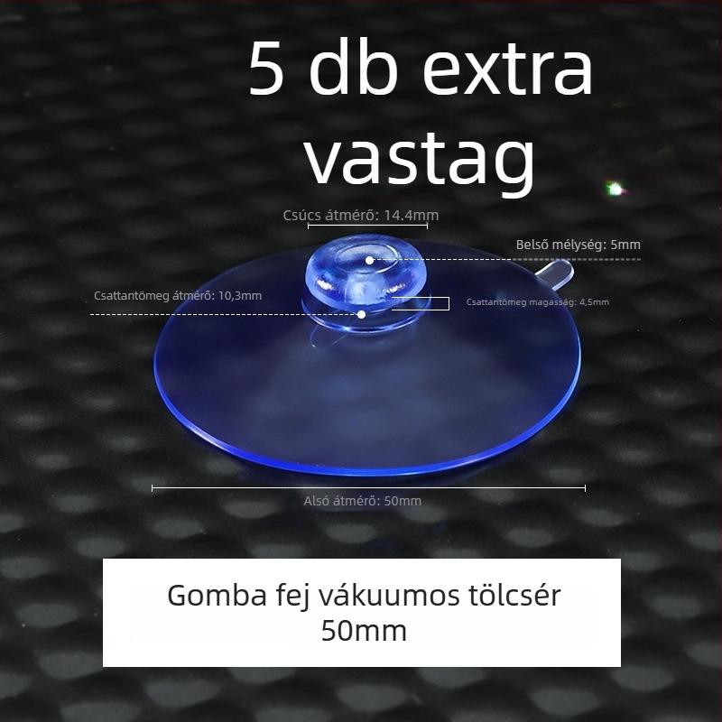 Műanyag szívókampó, egyrészes, modern minimalist design, falra szerelhető, max teherbírás 5 kg