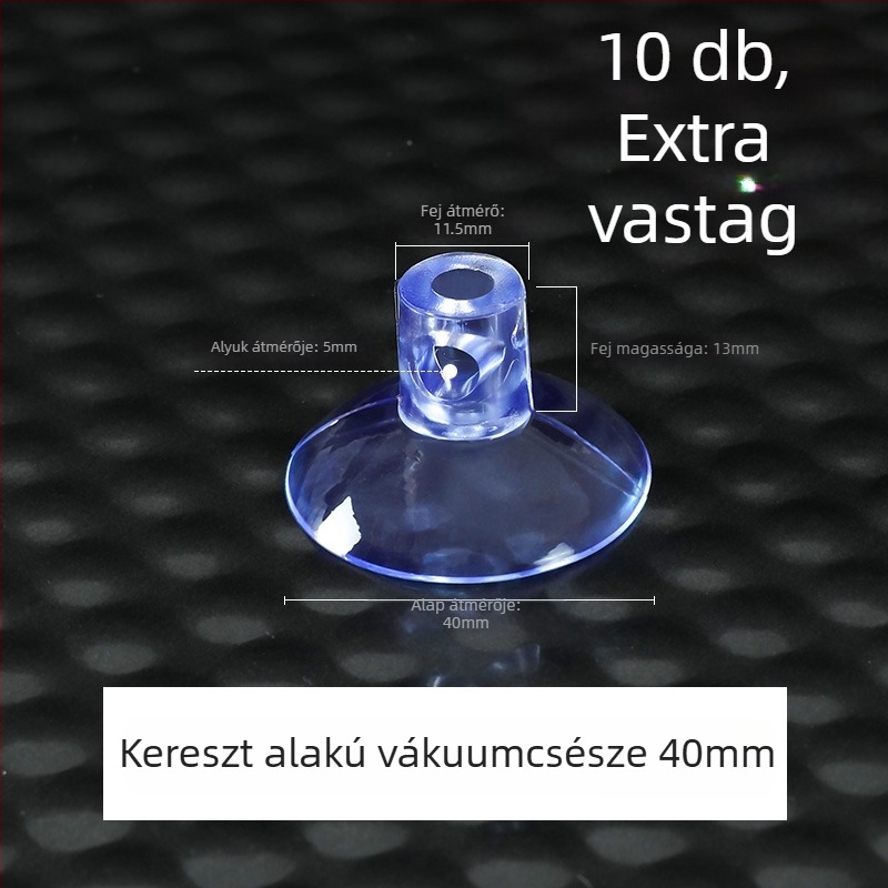 Műanyag szívókampó, egyrészes, modern minimalist design, falra szerelhető, max teherbírás 5 kg