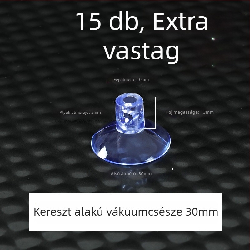 Műanyag szívókampó, egyrészes, modern minimalist design, falra szerelhető, max teherbírás 5 kg