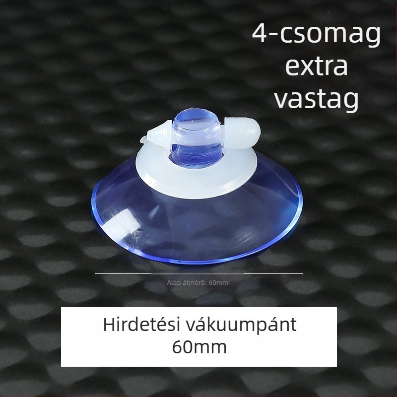 Műanyag szívókampó, egyrészes, modern minimalist design, falra szerelhető, max teherbírás 5 kg