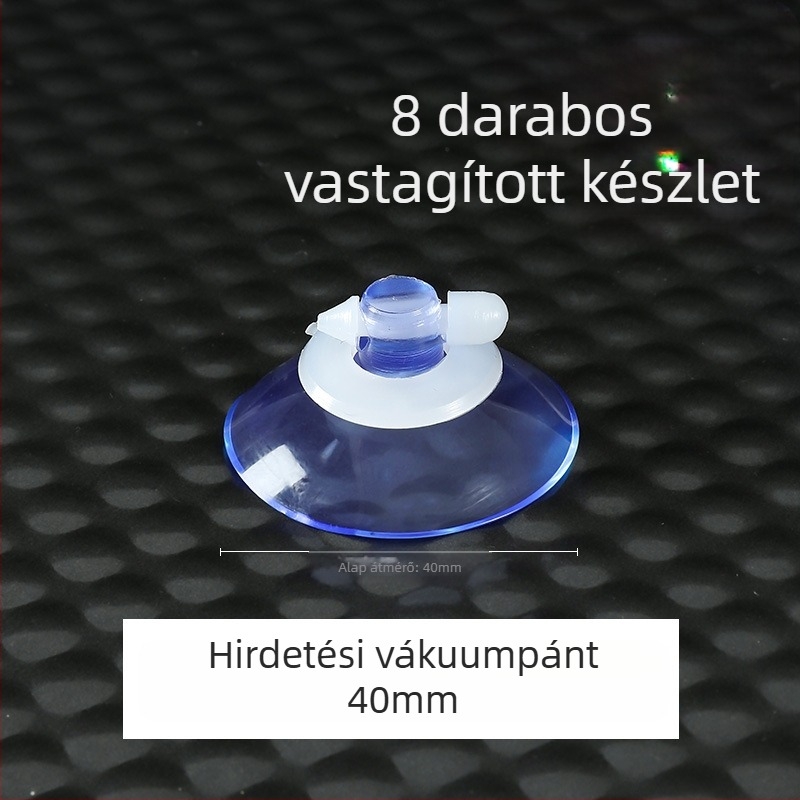 Műanyag szívókampó, egyrészes, modern minimalist design, falra szerelhető, max teherbírás 5 kg