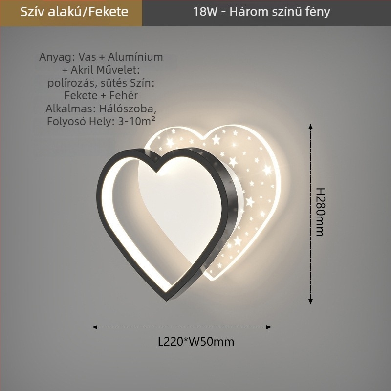 Nordic stílusú falikar LED-vel, 220V, nappali és előszoba számára, márka Sheng bangrong