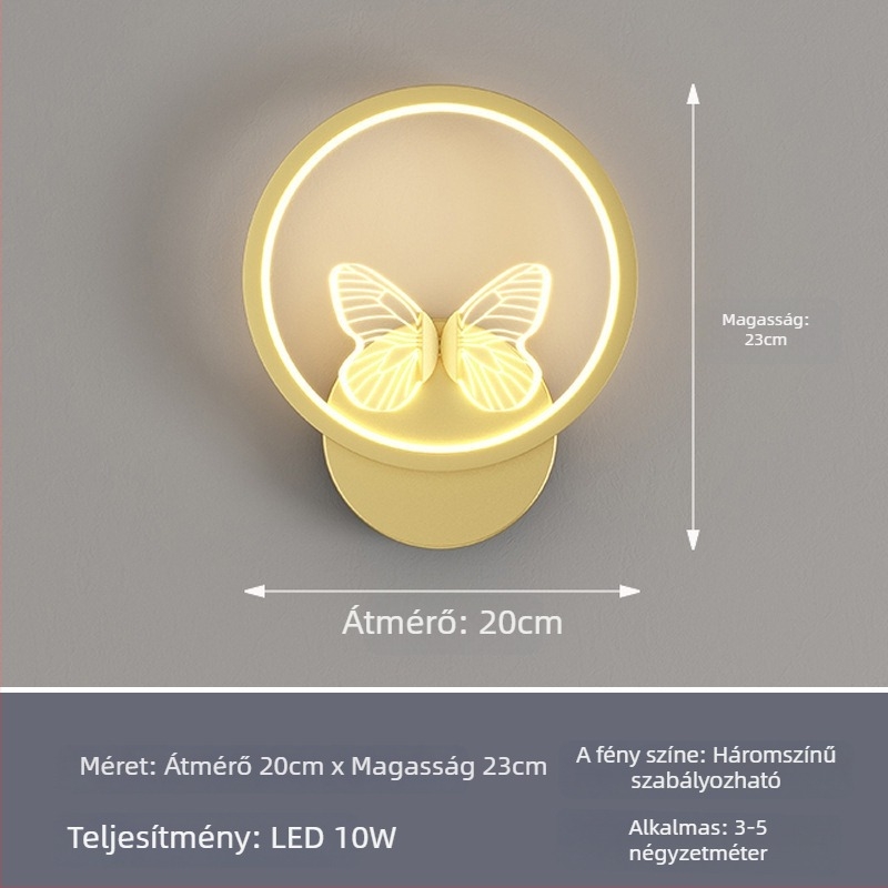 Nordic stílusú falikar LED-vel, 220V, nappali és előszoba számára, márka Sheng bangrong