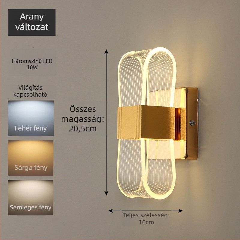 Nordic stílusú falikar LED-vel, 220V, nappali és előszoba számára, márka Sheng bangrong
