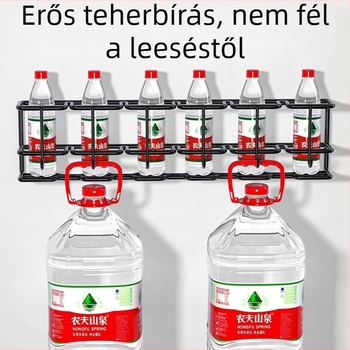 Fali esernyőtartó bejárathoz, hatszintes kivitel, szerelést igényel