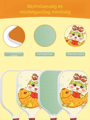 Gyerekeknek pickleball ütő készlet - üvegszálas, versenyképes szint, teljes készlet