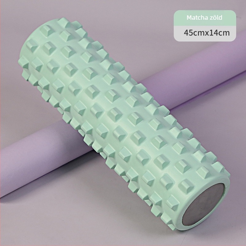 Habgörgő és EVA masszázs pálca – 2 az 1-ben jóga segédeszköz edzéshez és izomlazításhoz