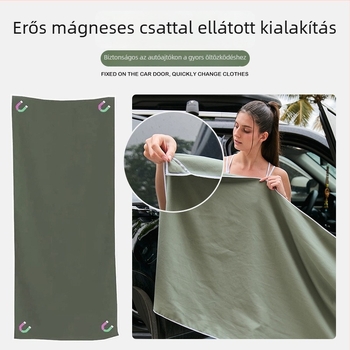 Mikroszálas sporttörölköző, 200 g, gyors száradás, hordozható, logónyomás elérhető