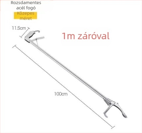 Rozsdamentes acél haltartó klipek — hordozható, kihúzható kültéri strand eszköz szemétgyűjtésére (Anyag: rozsdamentes acél; Márka: Egyéb; Engedélyezett magánmárka: Nem)