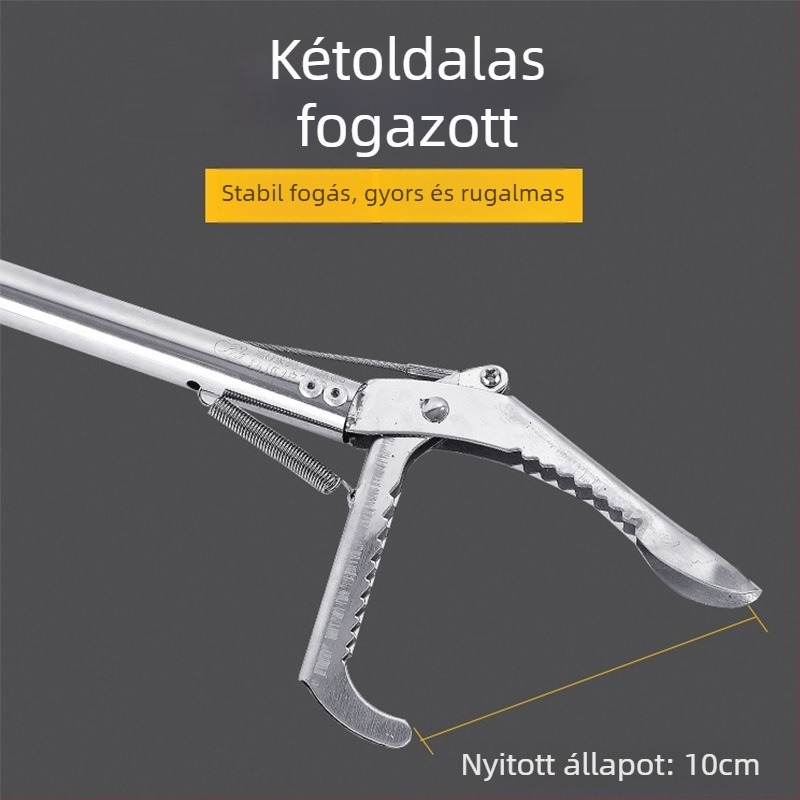 Rozsdamentes acél haltartó klipek — hordozható, kihúzható kültéri strand eszköz szemétgyűjtésére (Anyag: rozsdamentes acél; Márka: Egyéb; Engedélyezett magánmárka: Nem)