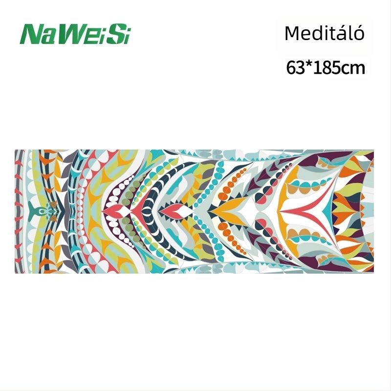 Jóga törölköző a matracra: csúszásmentes, nedvszívó, kétoldalas fleece, gyorsan szárad, géppel mosható