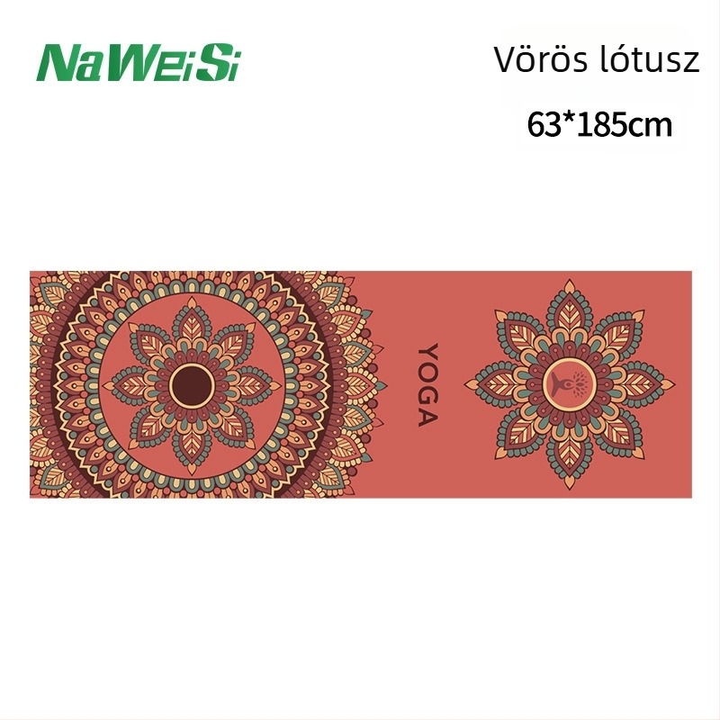 Jóga törölköző a matracra: csúszásmentes, nedvszívó, kétoldalas fleece, gyorsan szárad, géppel mosható