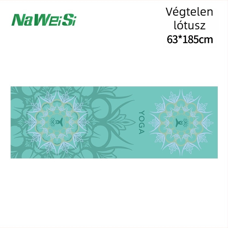 Jóga törölköző a matracra: csúszásmentes, nedvszívó, kétoldalas fleece, gyorsan szárad, géppel mosható