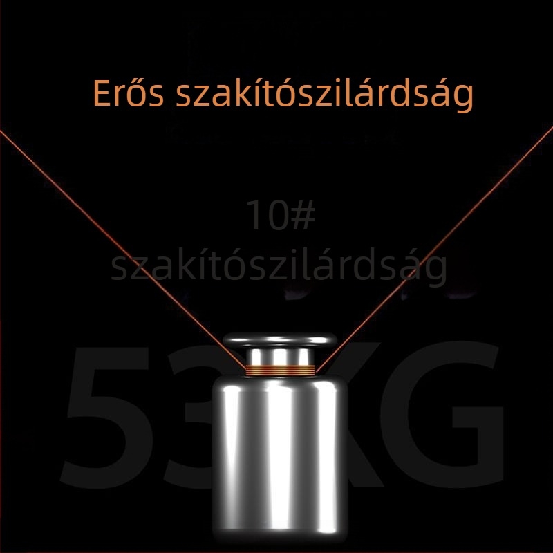 PE bevonattal ellátott Dyneema főzsinór, kopásálló, nagy szakítószilárdságú, tengeri horgászathoz, műcsalis és horgonyzott horgászathoz