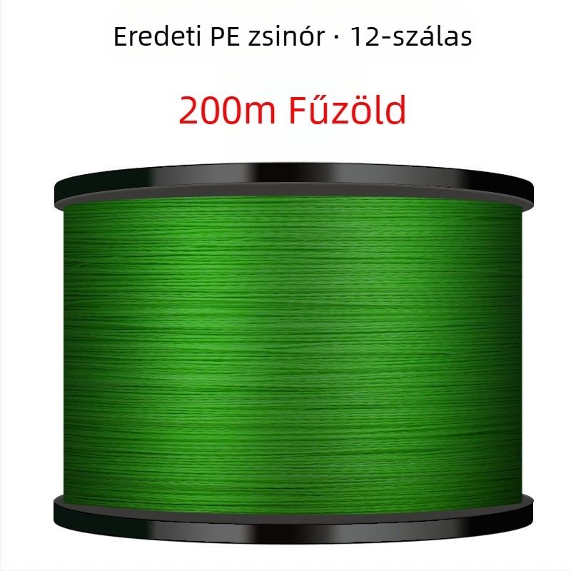 PE bevonattal ellátott Dyneema főzsinór, kopásálló, nagy szakítószilárdságú, tengeri horgászathoz, műcsalis és horgonyzott horgászathoz