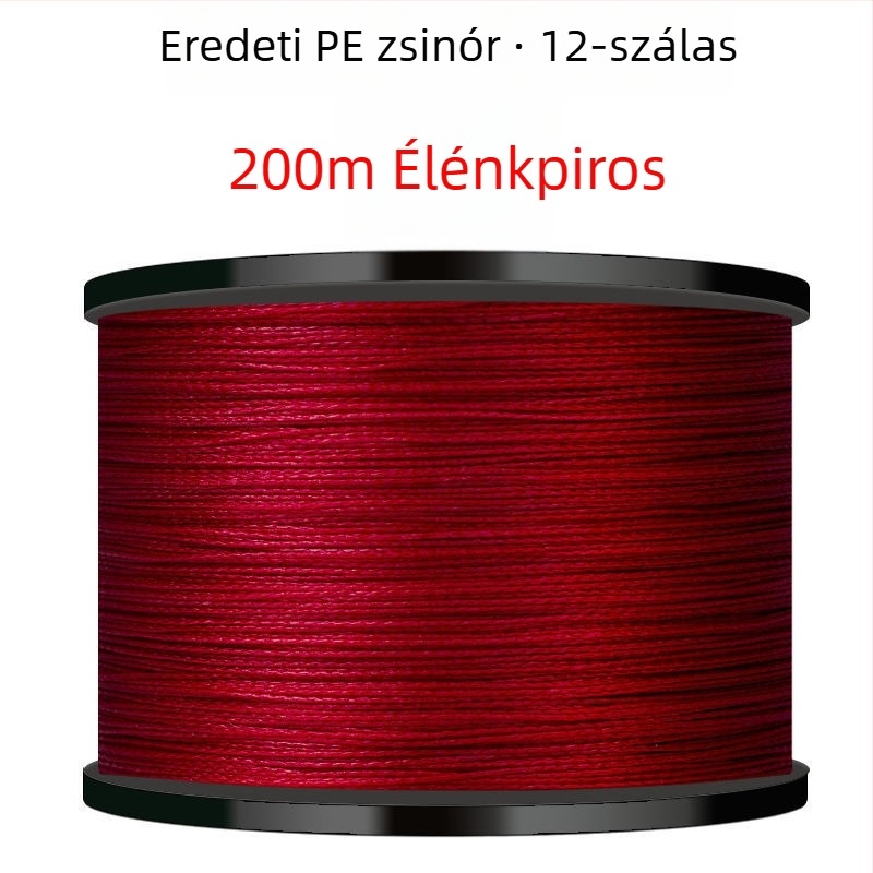 PE bevonattal ellátott Dyneema főzsinór, kopásálló, nagy szakítószilárdságú, tengeri horgászathoz, műcsalis és horgonyzott horgászathoz