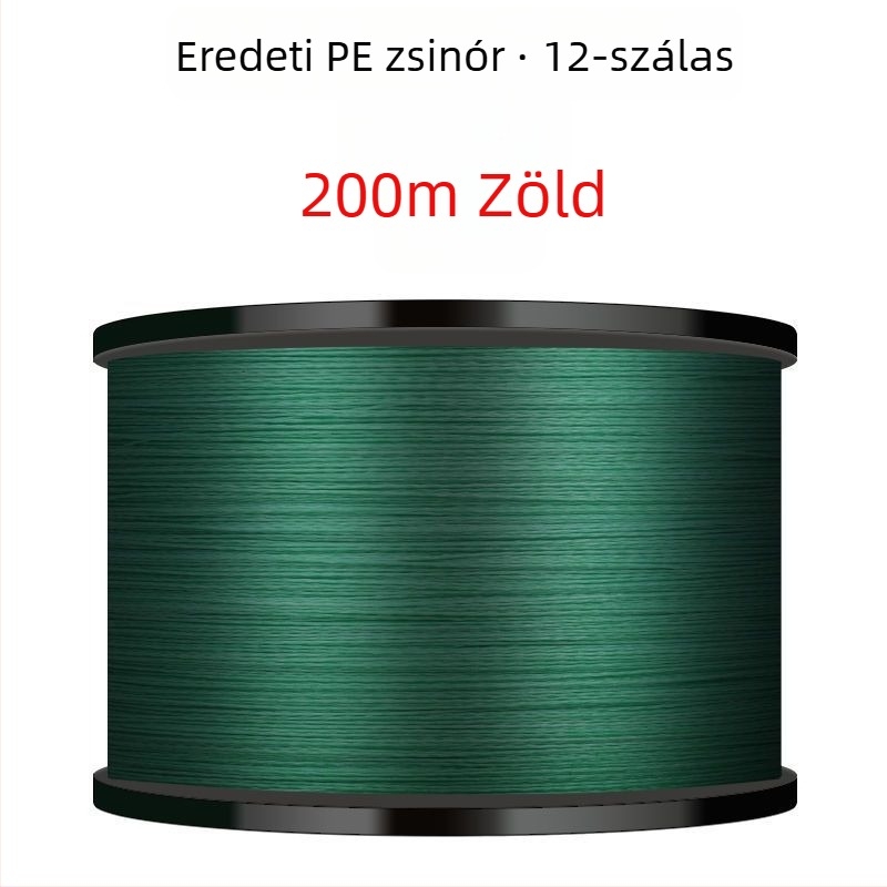 PE bevonattal ellátott Dyneema főzsinór, kopásálló, nagy szakítószilárdságú, tengeri horgászathoz, műcsalis és horgonyzott horgászathoz