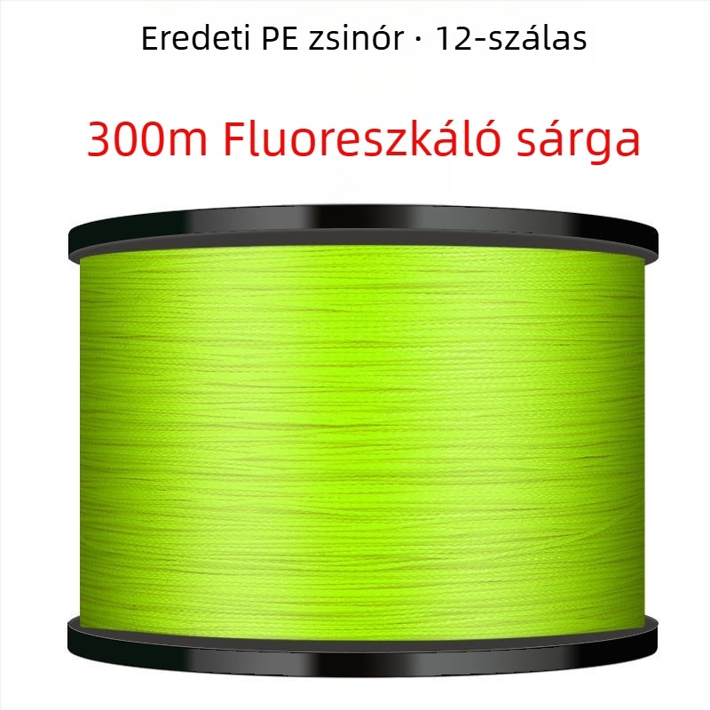 PE bevonattal ellátott Dyneema főzsinór, kopásálló, nagy szakítószilárdságú, tengeri horgászathoz, műcsalis és horgonyzott horgászathoz