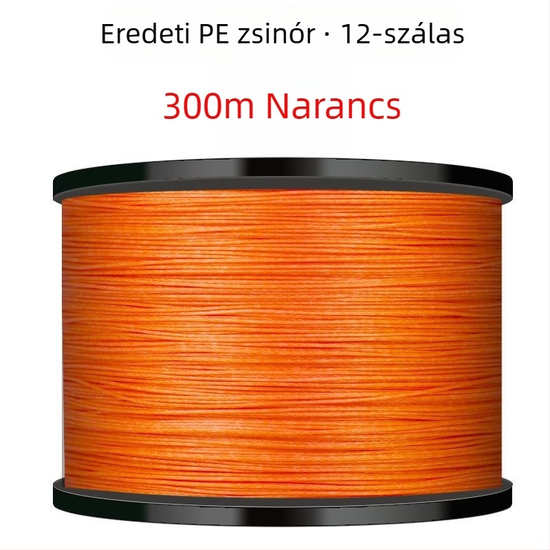 PE bevonattal ellátott Dyneema főzsinór, kopásálló, nagy szakítószilárdságú, tengeri horgászathoz, műcsalis és horgonyzott horgászathoz