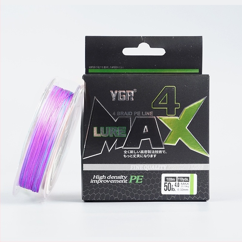 YGR X8 sodrott tengeri horgász fő zsinór, 8 szál, 100/150 m, PE