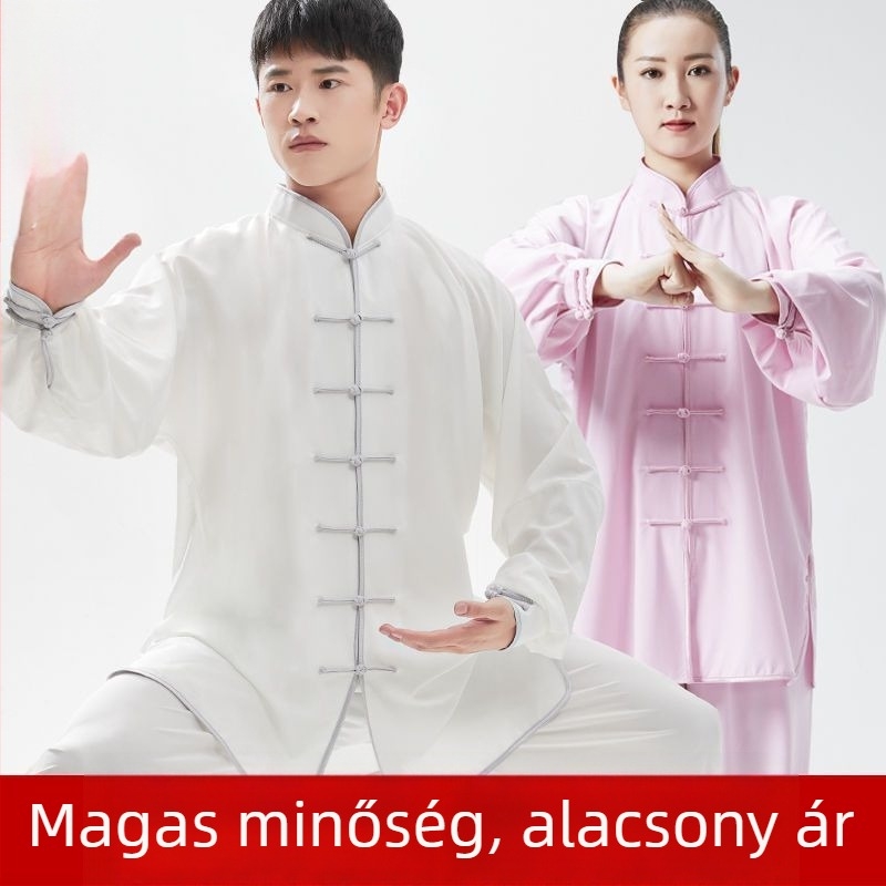 Tai Chi ruházat, korduró szövet, 100% len, előadási ruházat