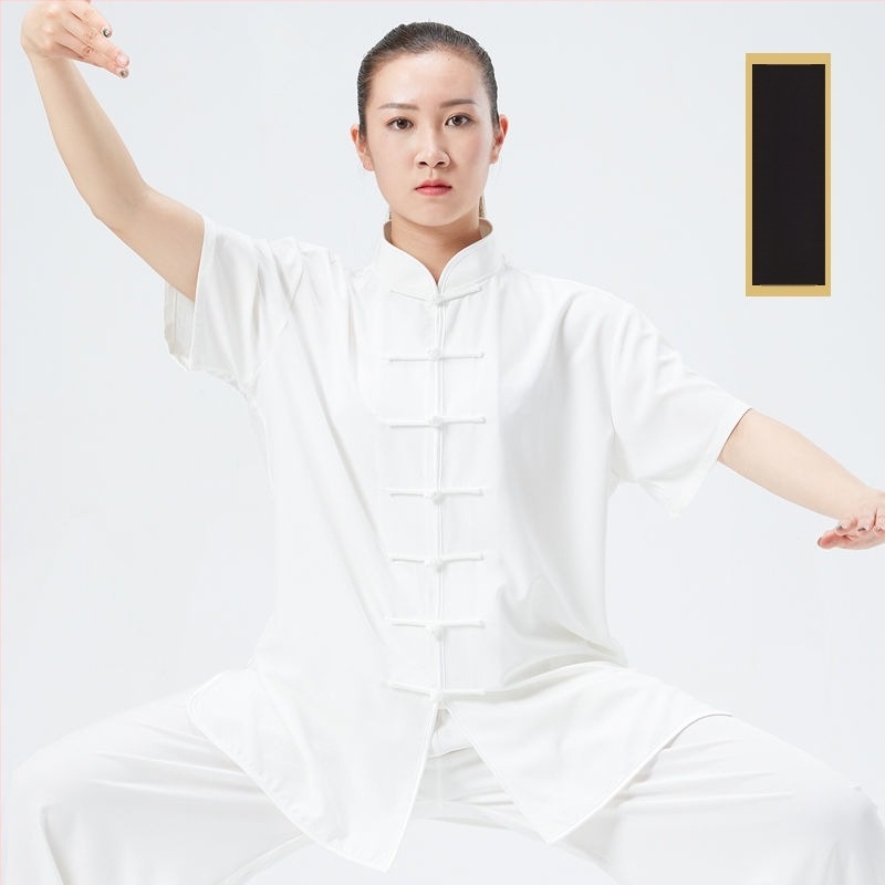 Tai Chi ruházat, korduró szövet, 100% len, előadási ruházat