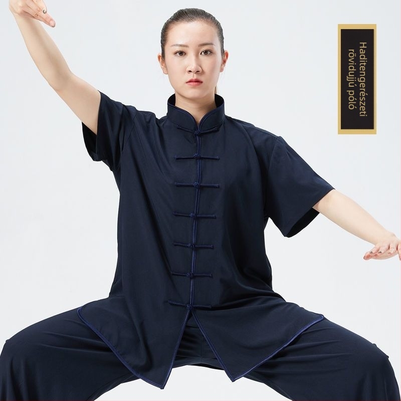 Tai Chi ruházat, korduró szövet, 100% len, előadási ruházat
