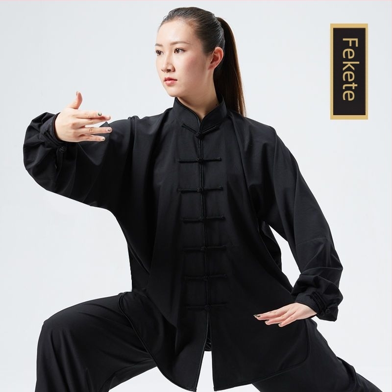 Tai Chi ruházat, korduró szövet, 100% len, előadási ruházat