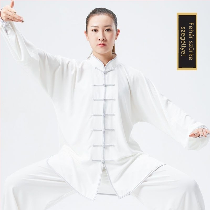 Tai Chi ruházat, korduró szövet, 100% len, előadási ruházat