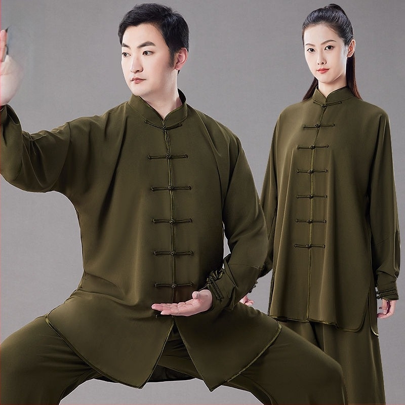 Tai Chi ruházat, korduró szövet, 100% len, előadási ruházat