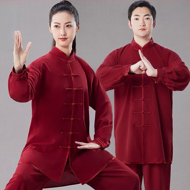 Tai Chi ruházat, korduró szövet, 100% len, előadási ruházat