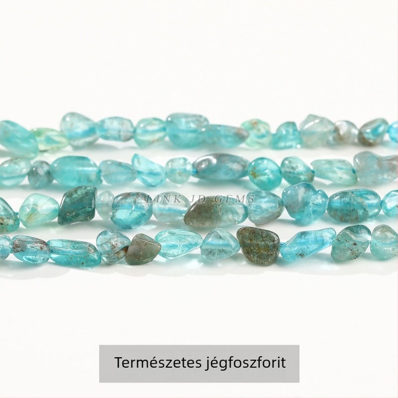 DIY kristály gyöngy készlet — szabálytalan természetes kő gyöngyök (rózsakvarc, ametiszt) ékszerkészítéshez