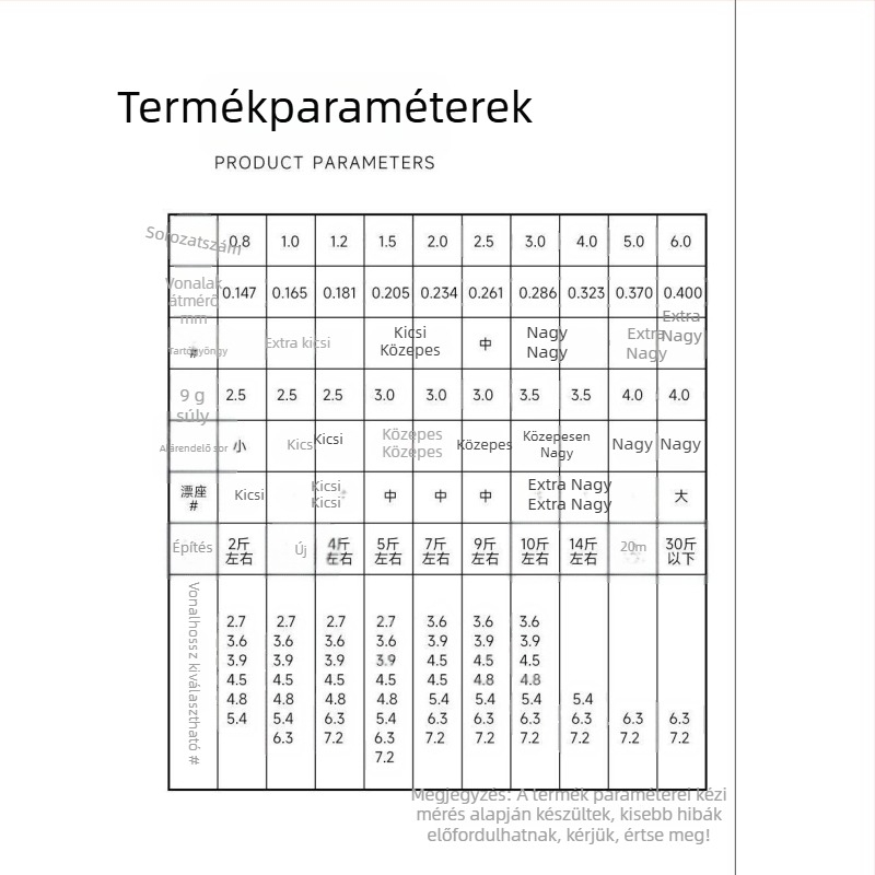 Aranyszálas horgász damilszett – előkötött fő damil, késztermék, puha készlet, teljes készlet