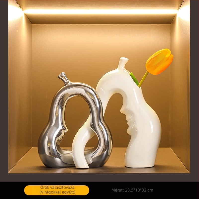 Állat díszfigurák készlet boros szekrényhez és nappalihoz - kerámiaműgyanta, könnyed luxus stílus, Seashell Sea márka